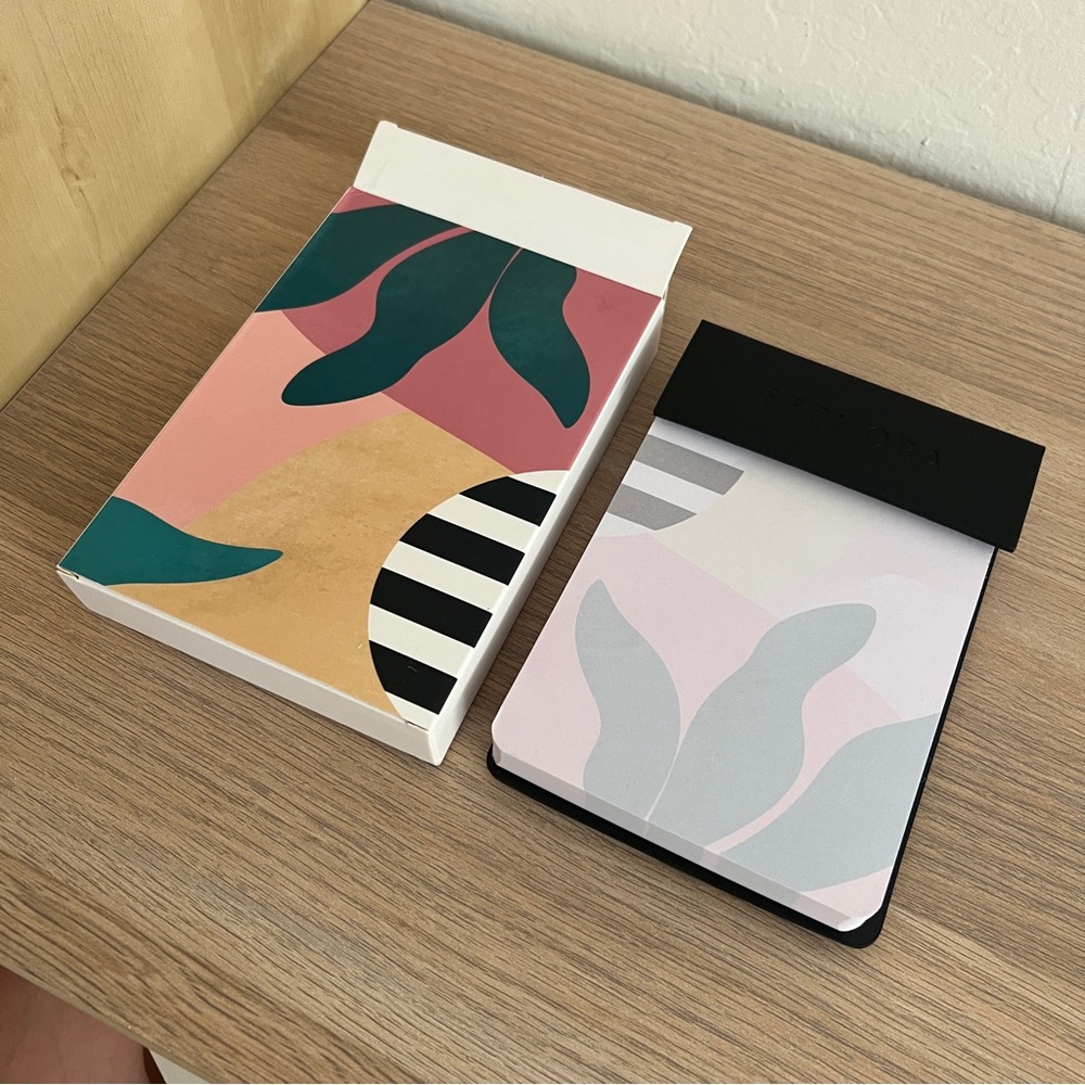 Sephora Notepad Deck Paper Black